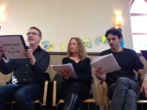 Peter, Sondra, Edward at Making A Scene Reading 3_15_14